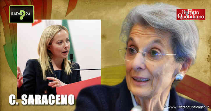 Saraceno: “Meloni? È inutile evocare incentivi a fare figli e al lavoro femminile quando non si danno condizioni per progetti sul lungo periodo”