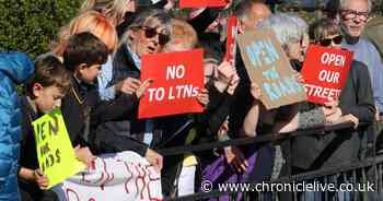 Frustrated residents hold protest against Jesmond road closures after traffic nightmare claims