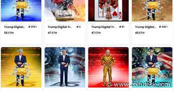Trump’s Second NFT Collection Sells Out While Prices On First Collection Plunge