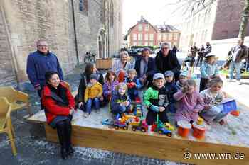 Kleine Ludgeri-Gärtner vertreiben parkende Autos