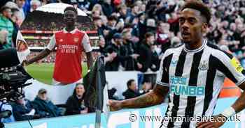 'Underrated' Newcastle star's cheeky text exchange with Bukayo Saka and response to new nickname