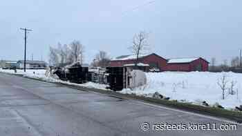Hazmat team responds after tanker spills sulfuric acid in western WI