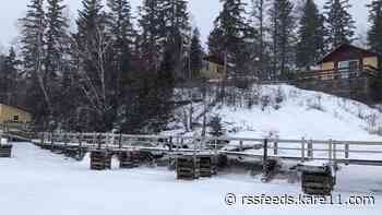 Stubborn snow, ice persist on some Minnesota lakes