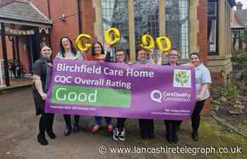 Blackburn care home celebrates 'good' rating following inspection