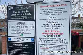 Bromley driver disgusted over extra 30p charge for using RingGo app