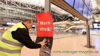 Flughäfen: Warnstreiks legen die Airports iun Düsseldorf, Hamburg und Köln/Bonn lahm
