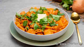 Einfach, aromatisch und schnell gekocht ist diese Butter Chicken Pasta