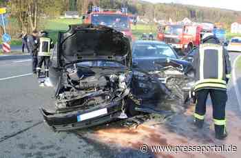 POL-MI: Frau nach Verkehrsunfall schwer verletzt