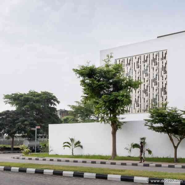 CmDesign Atelier completes "solid and porous" villa in Lagos