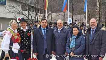 Partnerstadt Jesenice: Für die Gäste aus Nagold wird der rote  Teppich ausgerollt
