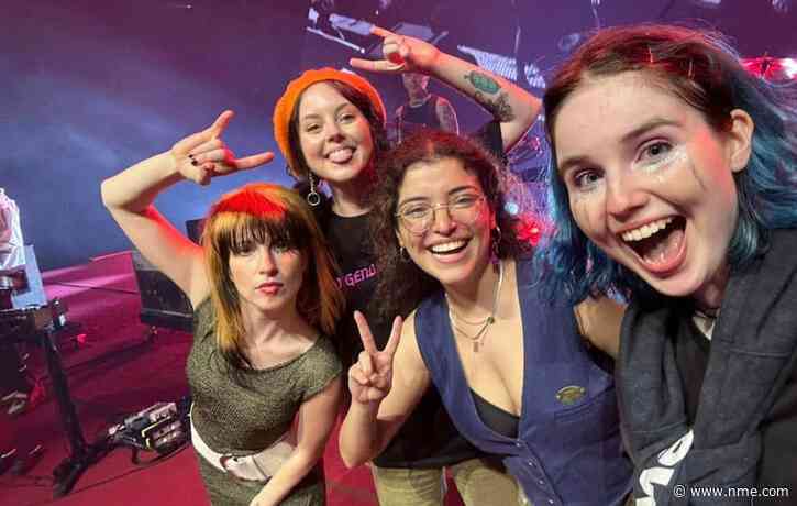 Paramore’s Hayley Williams invites singer from upcoming band Peaness on stage in Manchester
