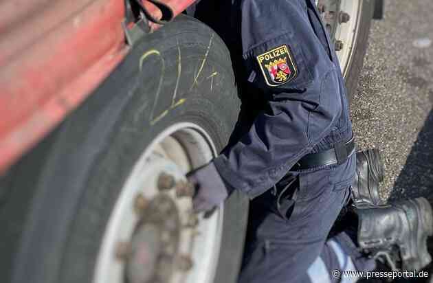 POL-PDNW: Keine Softdrinks für Stuttgart - Polizei stoppt Getränketransport wegen manipulierter Bremsanlage