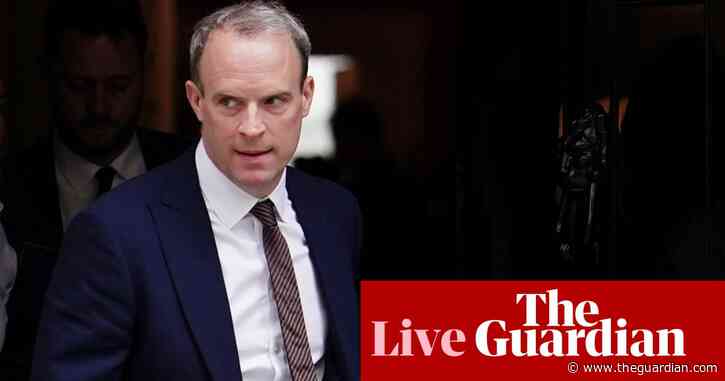 Dominic Raab bullying claims: Sunak wants situation resolved ‘swiftly’ but will read report ‘carefully’, No 10 says – live
