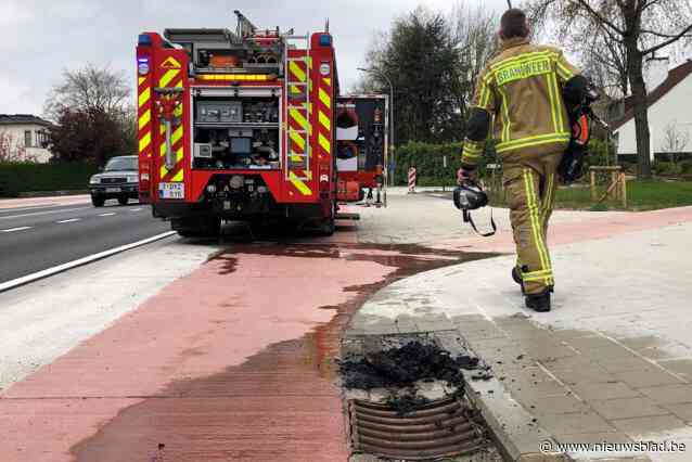 Schoorsteenbrandje in Pottelberg