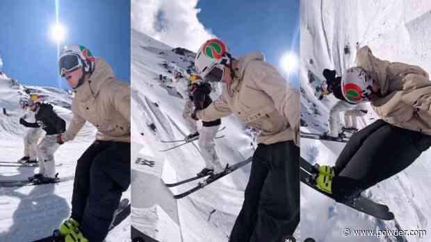 Watch: Three Skiers Front Flip While Holding Hands In Mesmerizing Video