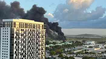 Large Appliance Fire at Solid Waste Facility in Doral Under Control: Miami-Dade Fire Rescue