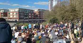 Smokers gather at Castle Park for 420 'weed day' event in Bristol