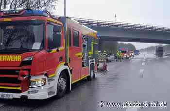 FW Bremerhaven: Mehrere Verletzte bei Verkehrsunfall auf der Autobahn 27.