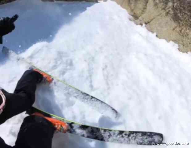 Look: Skier Realizes Too Late That Steep Terrain Is All Ice