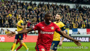 Live-Ticker: Leverkusen mit 1:0-Führung nach 69 Sekunden