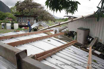 Strong storm leaves damage on Oahu in its wake