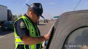 Driver says Alberta sheriff left her stranded on highway due to expired licence, registration