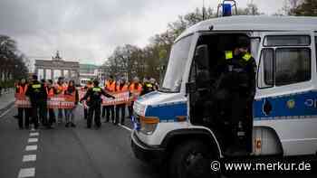 Klima-Proteste der „Letzte Generation“ in Berlin: Polizei stellt in 20 Fällen Strafanzeige