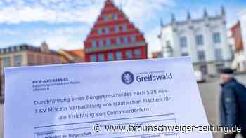 Bürgerentscheid zu Flüchtlingsunterkünften in Greifswald