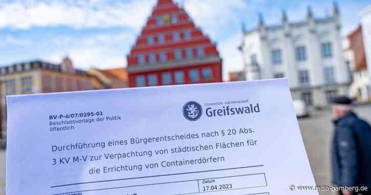 Bürgerentscheid zu Flüchtlingsunterkünften in Greifswald