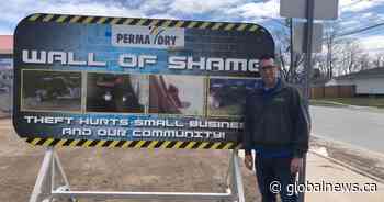 Fed up Moncton business owner creates ‘Wall of Shame’ with photos of alleged thieves