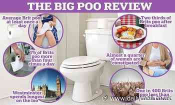Biggest ever study into Britain's bowel habits reveals how long we spend on the toilet