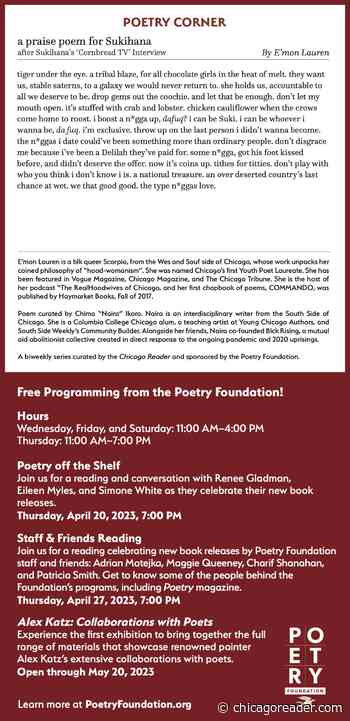 a praise poem for Sukihana