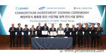 Korea Hydro &amp; Nuclear Power, Samsung Heavy Industries and Seaborg Technologies form consortium to develop CMSR-based floating nuclear power plants