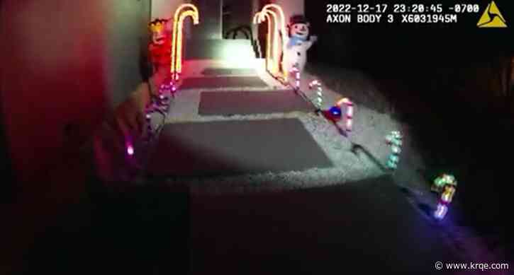 Lapel video shows Albuquerque Police at home hours before teen was shot and killed
