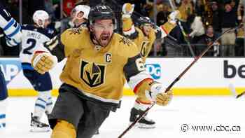Golden Knights score 3 unanswered in 3rd period, take down Jets to tie series