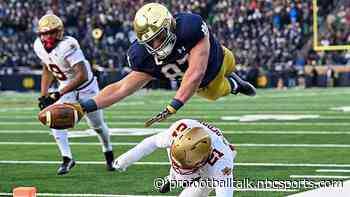 Michael Mayer favored over Dalton Kincaid to be first tight end drafted