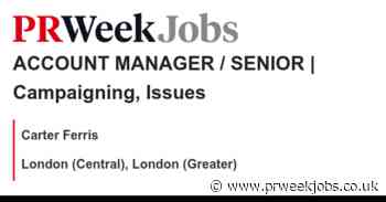 Carter Ferris: ACCOUNT MANAGER / SENIOR | Campaigning, Issues