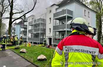 FW-BO: Wohnungsbrand in Bochum Weitmar fordert einen Schwerverletzten