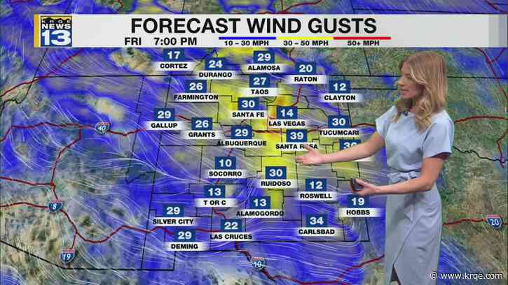Winds lighten, cloudier weekend with rain chances