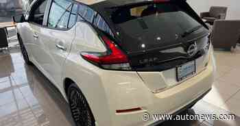Nissan sweetens Leaf lease after it loses EV tax credit