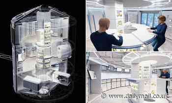 Airbus unveils 26ft-wide, space station concept with a GREENHOUSE that could launch within a decade
