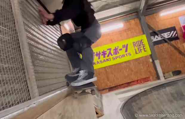 Look: Cocona Hiraki Is Looking Strong With This Top Shelf Smith Grind