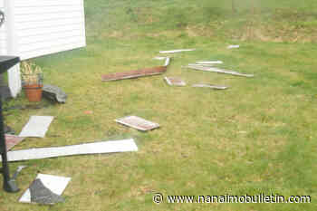Rain, wind blow off roof of Vancouver Island home
