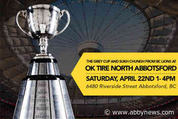 Gerry’s OK Tire in Abbotsford hosting the Grey Cup