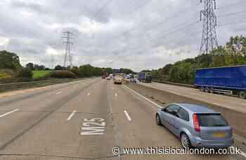M25 crash, Upminster: Four people taken to Romford hospital