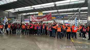 „Wir meinen es ernst“: Bilanz zum Bahn-Warnstreik in München von S-Bahn und Zugverkehr