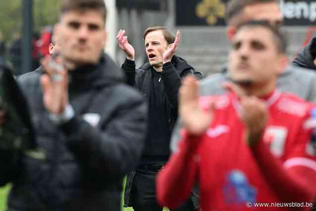 Drie keer winnen volstaat voor de titel, maar RWDM-coach Vincent Euvrard bekijkt het wedstrijd per wedstrijd: “Je krijgt niets voor niets, zeker niet tegen Lierse Kempenzonen”