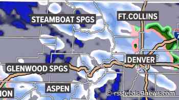 Winter weather returns to Denver area Friday after nearly snowless April