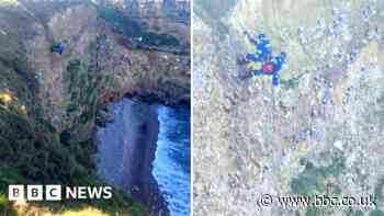 Marsden explorers trapped by rising tide in Tyneside bay