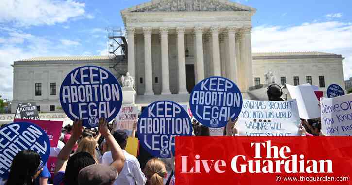 US supreme court expected to rule on abortion pill access lawsuit – as it happened